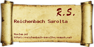 Reichenbach Sarolta névjegykártya